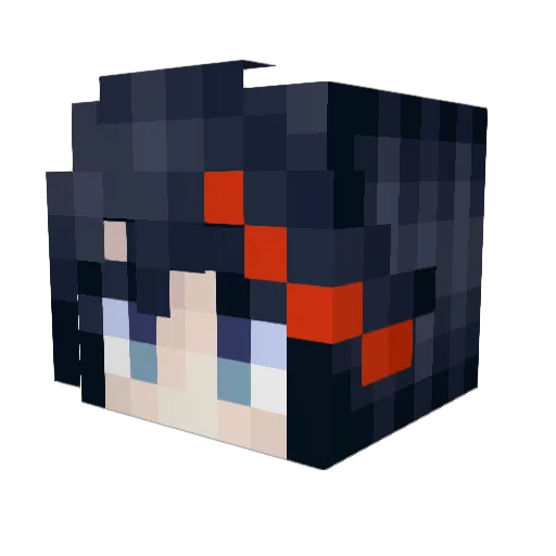 blazing_t Minecraft avatar head, 3D render