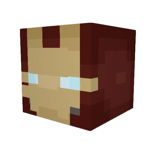 blazingknight12 Minecraft avatar head, 3D render