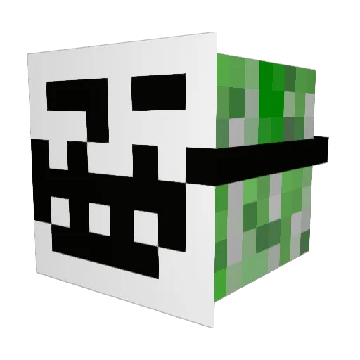 blazingsquash Minecraft avatar head, 3D render