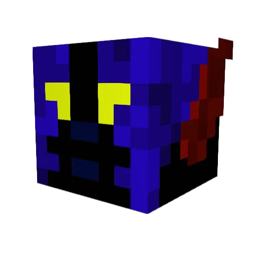 blazinpsycho Minecraft avatar head, 3D render