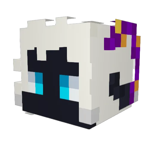 blazlovich Minecraft avatar head, 3D render