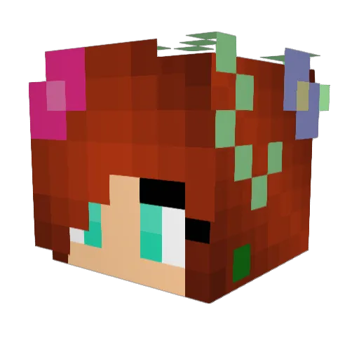 blazystorm Minecraft avatar head, 3D render