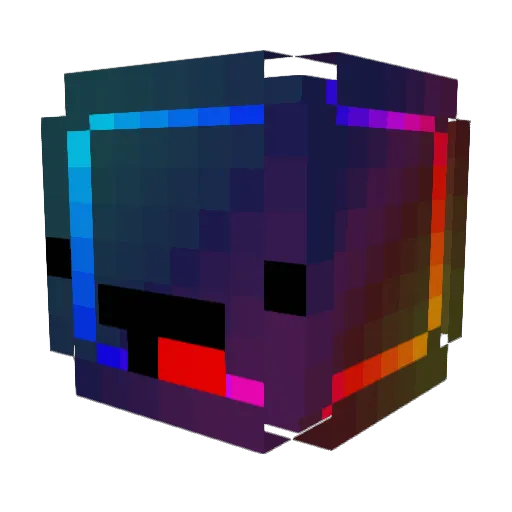 blckkimch Minecraft avatar head, 3D render
