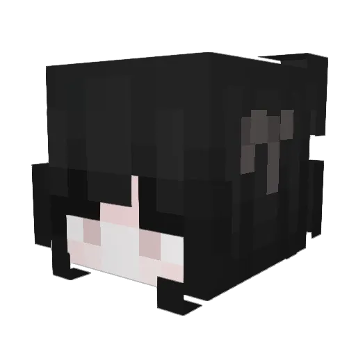 blebbbbbb Minecraft avatar head, 3D render