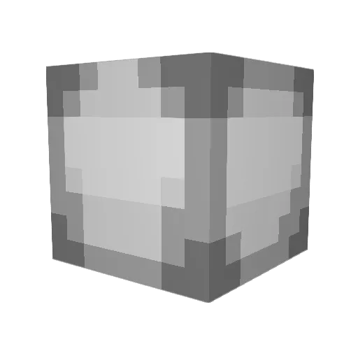 bleck12 Minecraft avatar head, 3D render