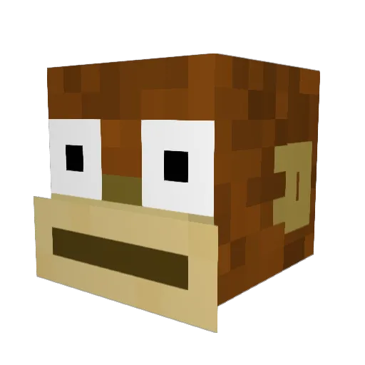 blee2k20 Minecraft avatar head, 3D render