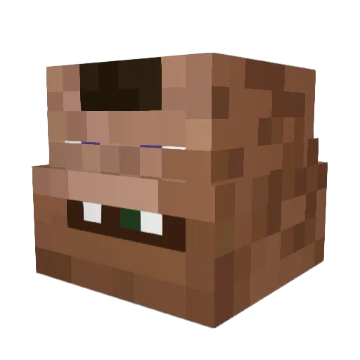 bleed1nghe4rt Minecraft avatar head, 3D render
