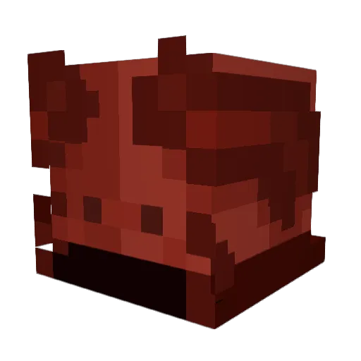 bleedingwax Minecraft avatar head, 3D render