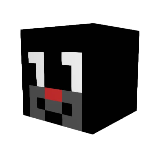 blejzs Minecraft avatar head, 3D render