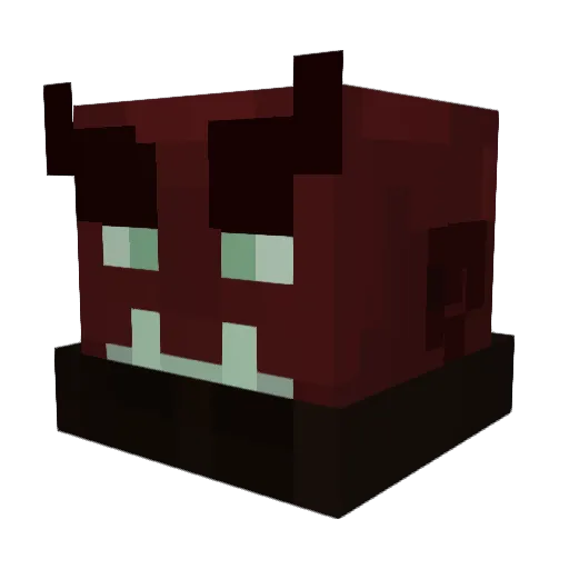 blem14 Minecraft avatar head, 3D render