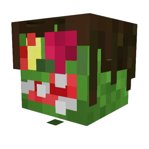 bleoodhater Minecraft avatar head, 3D render