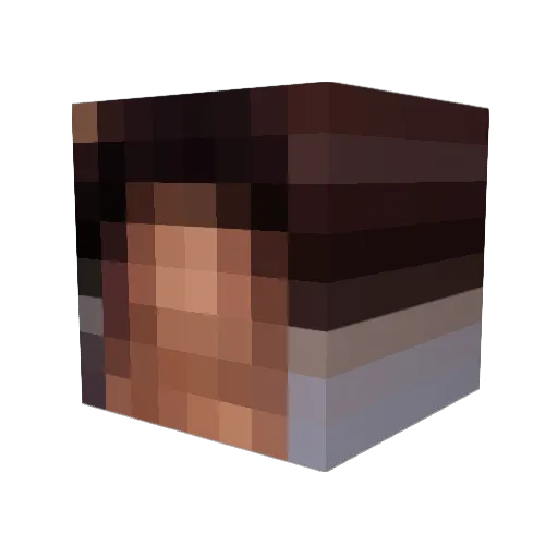 bleoodxpupsies Minecraft avatar head, 3D render