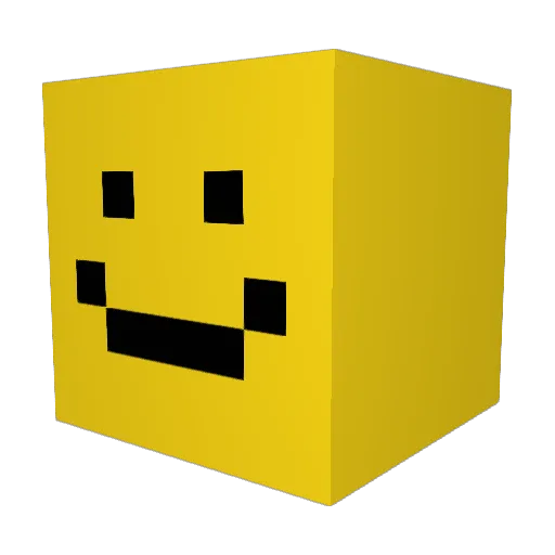 blerik Minecraft avatar head, 3D render