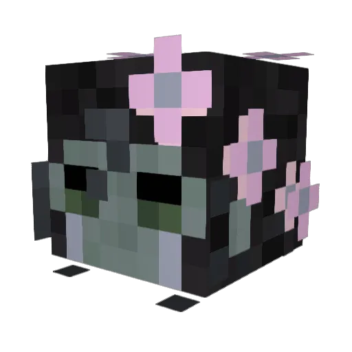 bless666 Minecraft avatar head, 3D render