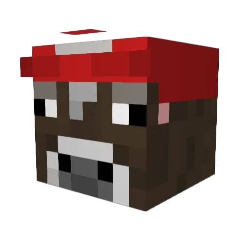 blessed_7zz Minecraft avatar head, 3D render