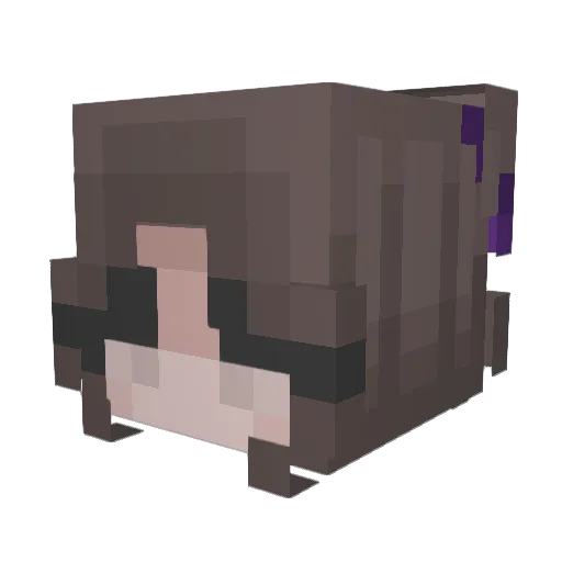 blessthem Minecraft avatar head, 3D render