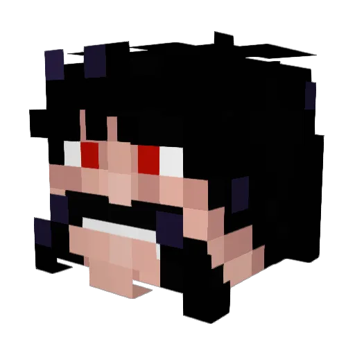 blgoatv Minecraft avatar head, 3D render