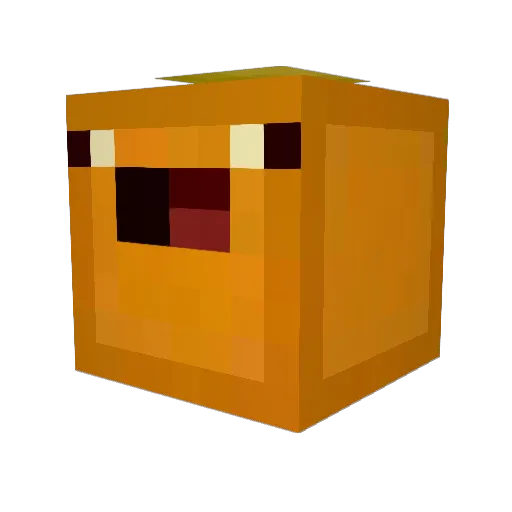 blibblop Minecraft avatar head, 3D render