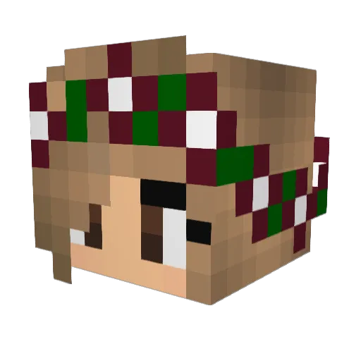 bliblablub1 Minecraft avatar head, 3D render