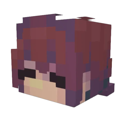 blightmain Minecraft avatar head, 3D render