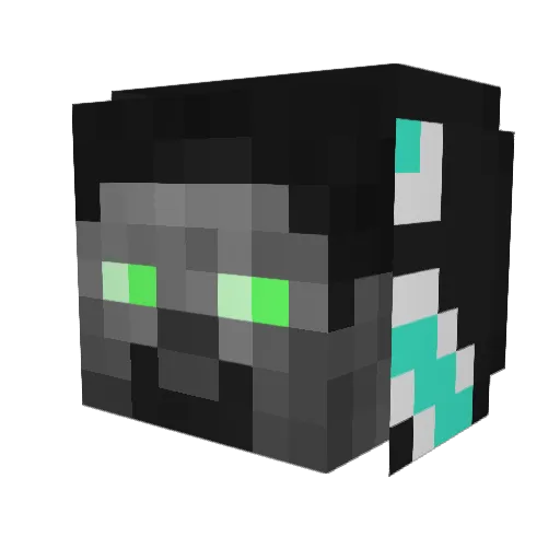 blimplo Minecraft avatar head, 3D render