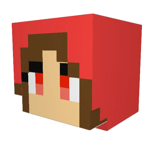 blinares3 Minecraft avatar head, 3D render