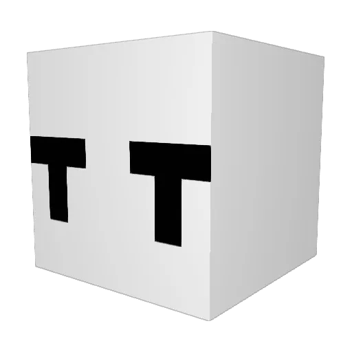 blindslood Minecraft avatar head, 3D render