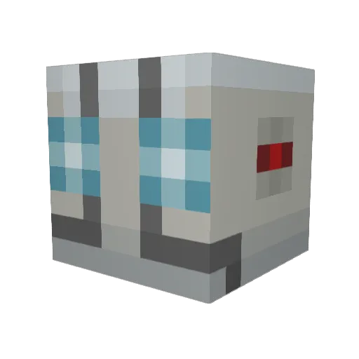blindvia Minecraft avatar head, 3D render