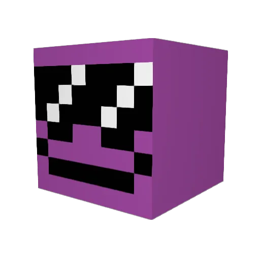 blinknumissit Minecraft avatar head, 3D render