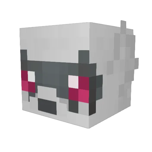 blissayy Minecraft avatar head, 3D render