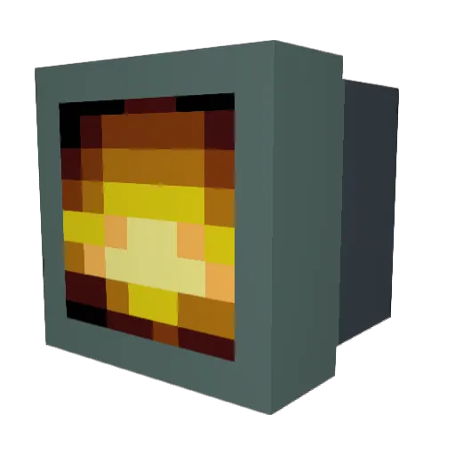 blitzedCorvid Minecraft avatar head, 3D render