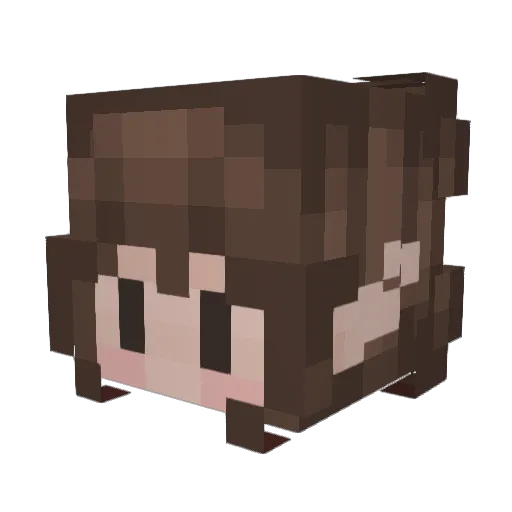 blitzens Minecraft avatar head, 3D render
