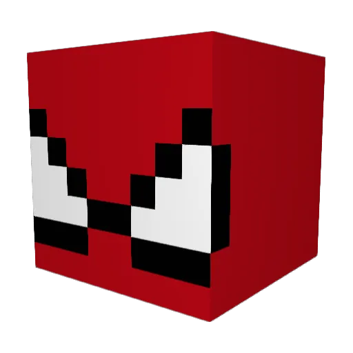 blitzeuse Minecraft avatar head, 3D render
