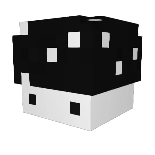 blitzkeks Minecraft avatar head, 3D render