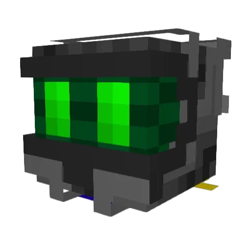 blitzkrieg1 Minecraft avatar head, 3D render