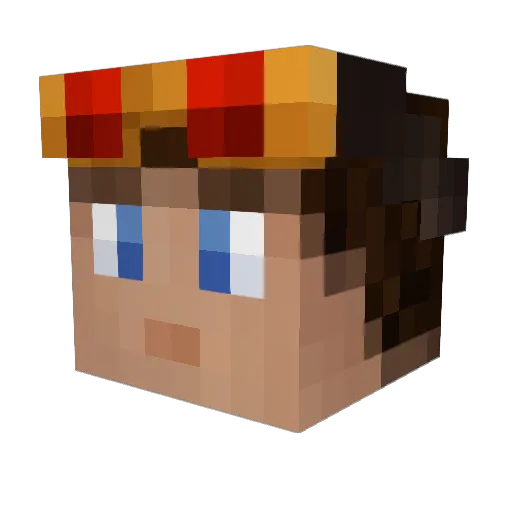 blizard72 Minecraft avatar head, 3D render