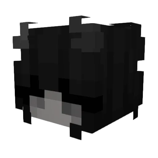 blizna Minecraft avatar head, 3D render