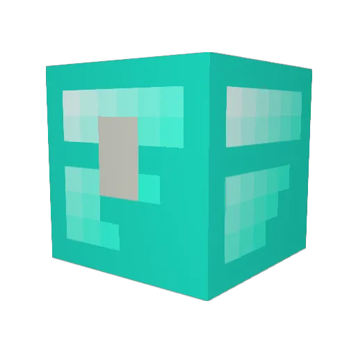 blmoww Minecraft avatar head, 3D render