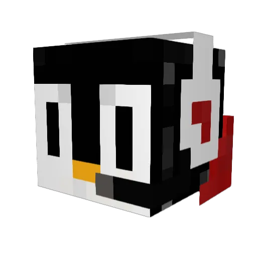 bloatedcheeto Minecraft avatar head, 3D render