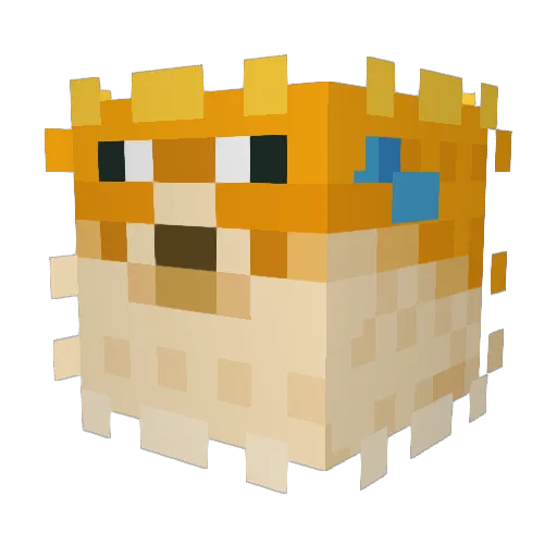 blobber121 Minecraft avatar head, 3D render