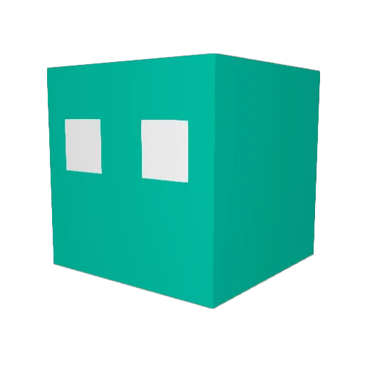 blobbybilb Minecraft avatar head, 3D render