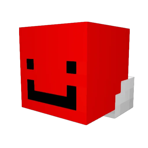 blobfall Minecraft avatar head, 3D render