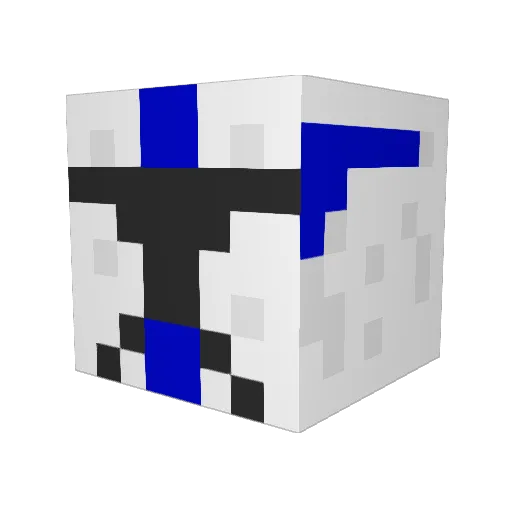 blobfish7 Minecraft avatar head, 3D render