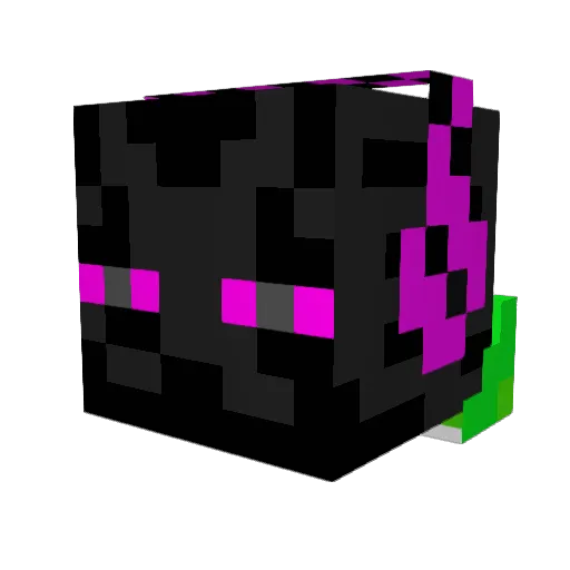 block1019 Minecraft avatar head, 3D render