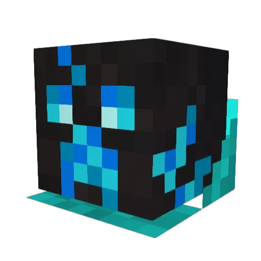 block678745 Minecraft avatar head, 3D render