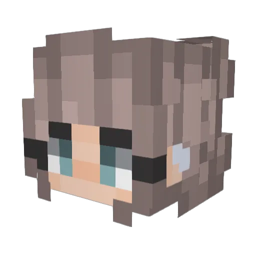 blockbooty69 Minecraft avatar head, 3D render