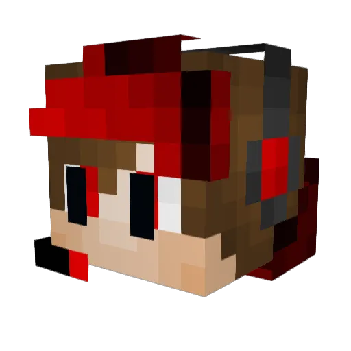 blockboyjames_ Minecraft avatar head, 3D render