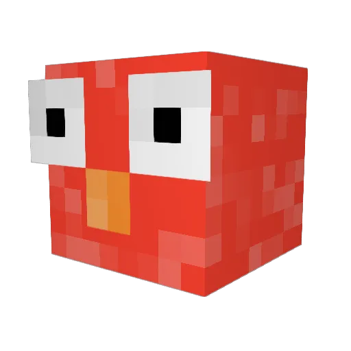 blockbusterjaden Minecraft avatar head, 3D render