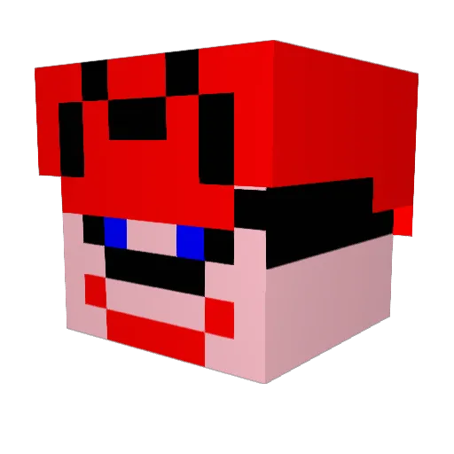 blocker193 Minecraft avatar head, 3D render