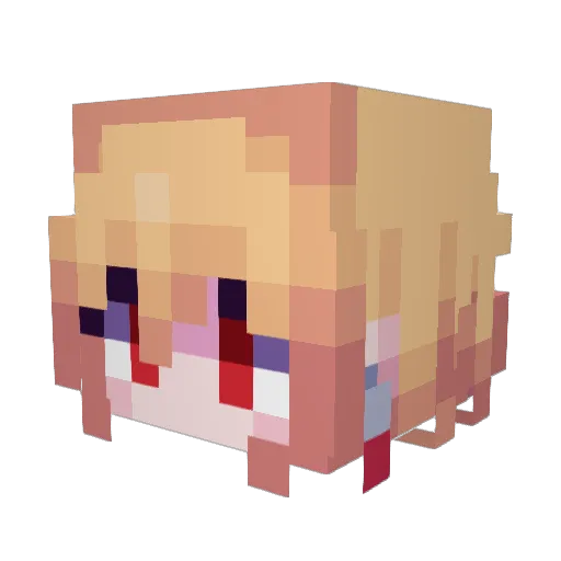 blockfricker_69 Minecraft avatar head, 3D render